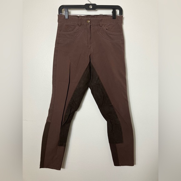 Ariat Pro Series riding pants Sz‎ 30 Brown color Equestrian Cowgirl Western - Picture 1 of 9